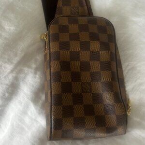 Louis Vuitton Damier Ebene Geronimos Crossbody/Sling Bag  UNISEX